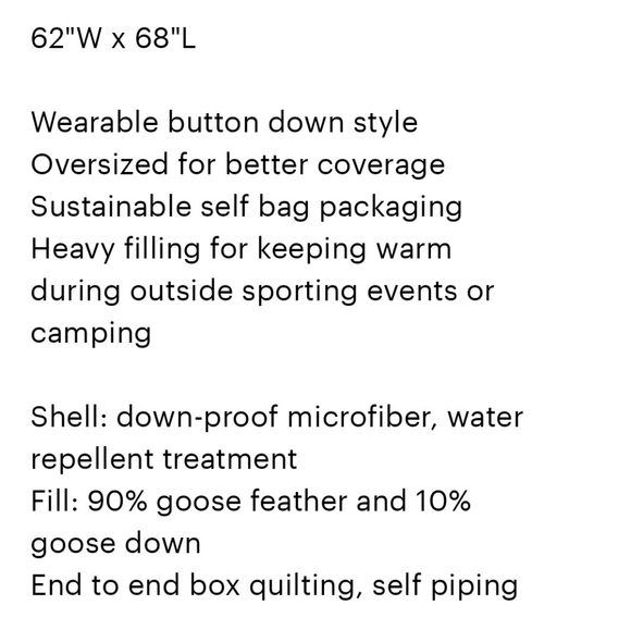 Goosdown blanket - Picture 3 of 5